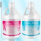 Epoxy Resin Kit 2 Gallon - Crystal Clear  Self-leveling  High Gloss For Table T