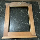 Vintage Solid Oak Wood Picture Frame Measures 22 25  X 17 5  Holds 16    X 12   