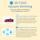 2 Handles Cooling Threapy System Vacuum Cold Freezing Body Belly Beauty Machine
