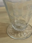 Cocktail Glasses   Set Of 5 Cocktail cordial Glasses With Etched Floral Design 