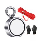 Up To 2000 Lbs Fishing Magnet Kit Pull Force Strong Neodymium   Carabiner   Rope