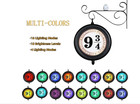 Platform Sign Light  Rechargeable Rgb Night Light  Rotatable Wall Hanging Lamp 