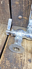 The Chicago Co Sink Chrome Brass Hot   Cold Water Faucet Industrial Vintage Asis