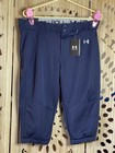 Under Armour Softball Pants Girls Youth Xlarge Blue Ua Utility Cropped New Wtags