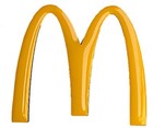 Mcdonalds Yellow Golden Arches Logo Lapel Pin - Brand New