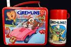 Vintage Metal Gremlins Lunchbox W  Thermos