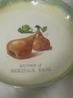 Antique Nickerson Kansas Souvenir Plate Pears Globe China G p  Co 6  Vintage
