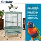 Prevue Hendryx Wrought Iron Select Bird Cage Sage Green 30in X 22in X 63in