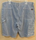Dickies Mens 42 Hickory Stripe Carpenter Cargo Shorts 100  Cotton Railroad Work
