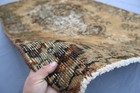 4x7 Ft Turkmen Gray Handmade Caucasian Design 1950s Antique Rug  Living Room Rug