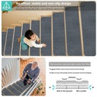 1-15pcs Stair Carpet Treads Non-slip Self Adhesive Step Stair Protector Mats