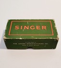 Vintage Singer Sewing Machine Accessories Box And Attachments-made Great Britain