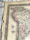 Antique 1860 Map Of South America Showing Political Divisions  12 5  By 15 