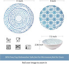 Melamine Dinnerware Set Of 12 Pcs Dinner Dishes Set Bowls And Plates For Indoor 