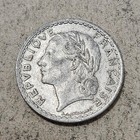 France          Five  5  Francs Coin 1946 B