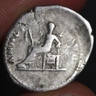 Emperor Titus Denarius Ancient Roman Empire Silver Coin 77ad Caesar Annona Rome