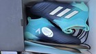 Adidas Ace 17  Purecontrol Fg By3063 Blue Black Laceless Soccer Cleats Size 9 5