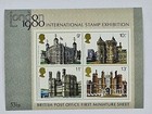 Great Britain- 1980 International Stamp Exhibition - First Mini Sheet 