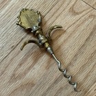 Vintage Brass Made In Ireland Irish Clover Souvenir Corkscrew Wine Bottle Opener