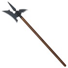 Halberd Renaissance Replica Hand Forged Iron Steel Spike Medieval Polearm 50inch