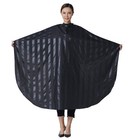 Black Professional Salon Cape - 54 x62  Polyester Barber Hair Cutting Apron