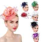 Women Cocktail Party Fascinator Hat Wedding Church Kentucky Derby Formal Mesh