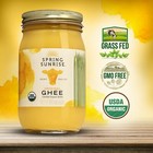 Spring Sunrise Ghee Organic Grass-fed Organic Butter Lactose Free keto