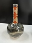 Japanese Fukagawa Koransha Kutani Vase Dragon Clouds Painting Meiji Period