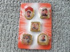Vtg Mao Zedong Different Ages Of His Life Pins On Original Card Souvenir China