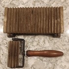 Antique 1880s North Brothers Fluting Iron  Hand Pleating Iron Vintage Dr2