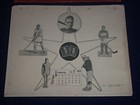 1922 Harvard College Calendar - Leather - Great Campus Photos - Ii 9544