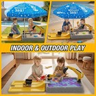 Excavator Sandbox With Lid And Umbrella Kids Sand Box Outdoor Toys Age 3 4 5