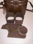 Vintage Nikon El2 Camera Case Brown Leather Shoulder Bag Made In Usa El-2