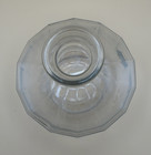 Vintage Clear Glass Water Bottle Depression Glass Style Elegant Retro Bottle