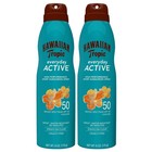 Hawaiian Tropic Spf 50 Spray Twin Pack   Spf 30 Lotion Bundle