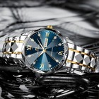 Men s Watch Luxury Waterproof Analog Quartz Calender Date Stainless Steel Band