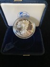 2001-w  1 American Silver Eagle Proof Coin With Ogp  coa  746 398 Minted 