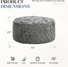 Bean Bag Chairs Beanbag Chair With Filler Adult Bean Bags With Fluffy Plaid Cove