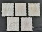 German Postage Stamps Scott   9n179  180  181  184  185 Partial Set Used