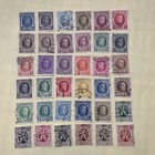 1920-30 Belgium Collection Postage Lot Of 36 Used Collectible Stamps