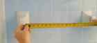 2 Pack 24  Replacement Towel Bar Cut To Fit Plastic Spring Loaded Ends Bathroom