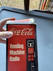 Vintage 1982 Coca-cola Vending Machine Am fm Transistor Radio 
