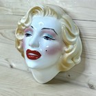 Vintage Marilyn Monroe Clay Art Mask Ceramic Mask  Read Below