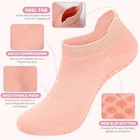  Grip Socks For Women Men Pilates Grip Socks Large A3pairs- Pink blue purple