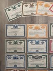 Lot Of 25  Vintage Stock Certificates - Pan Am  Railroads   More 