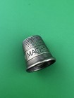 Antique Sterling Silver Thimble Size 10 Picture Domestic Sew Machine
