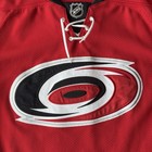 Game Worn Used Nhl Carolina Hurricanes Julien Gauthier Jersey Reebok Size 58