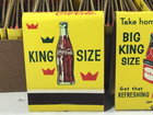 Original Box 1960 s King Size Coca-cola Matchbooks - Refreshing