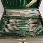Vintage 1847 Rogers Bros Silver-plate Rose Pattern Silverware   Box 28 Pieces