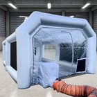 Exhaust Ventilation Device For Inflatable Spray Paint Booth